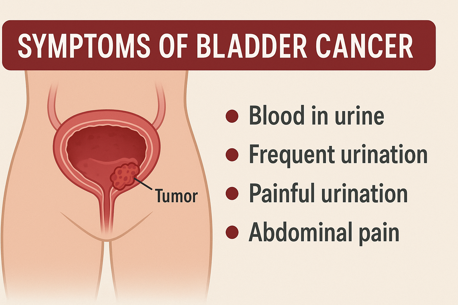 Symptoms of bladder Cancer